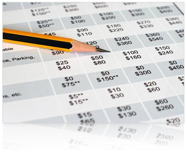 SR22 Insurance Cost Sheet with Numbers