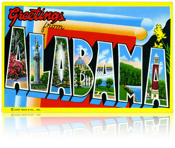 Alabama Postcard
