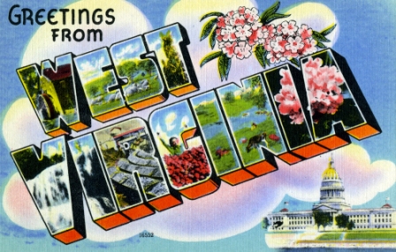 West Virginia SR22 State Guide with Compass