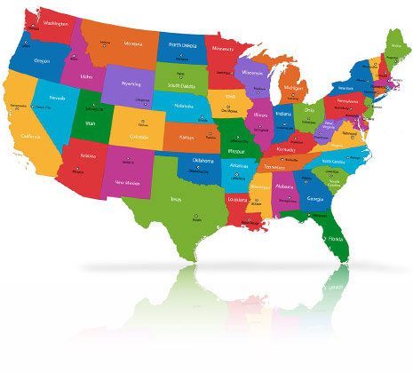 US Map for SR22 Insurance